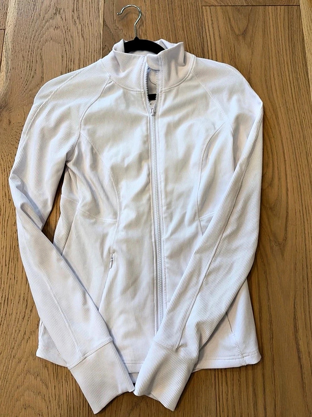 Athletic Jacket *Ribbed Nulu White